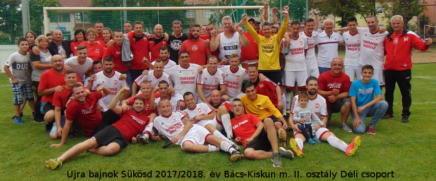 2017/2018. évi Megyei II. osztály BAJNOKCSAPATA