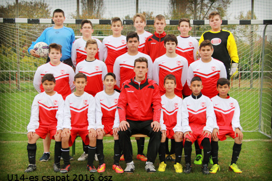 U14-es csapat 2016. év ősz