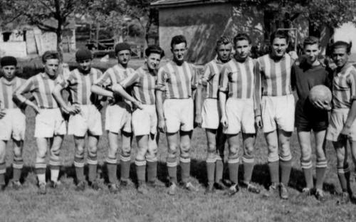 Az első sükösdi ifjúsági csapat 1955. járási bajnokság